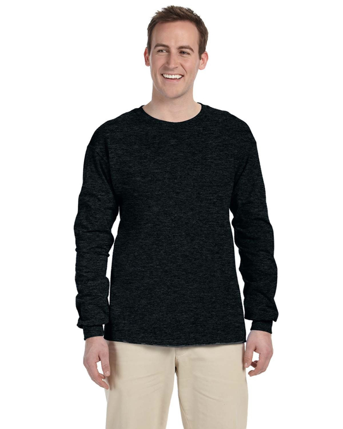 Fruit of the Loom 4930 Adult HD Cotton Long-Sleeve T-Shirt