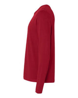 Next Level N3601 Men's Cotton Long-Sleeve Crew #color_CARDINAL