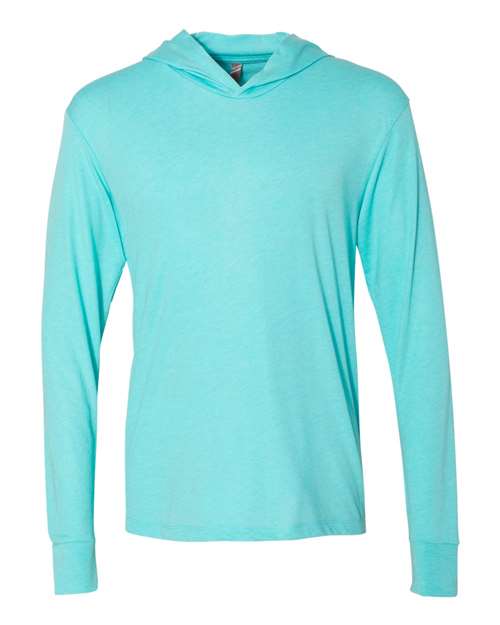 Next Level N6021 Adult Triblend Long-Sleeve Hoody #color_TAHITI BLUE