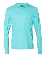 Next Level N6021 Adult Triblend Long-Sleeve Hoody #color_TAHITI BLUE