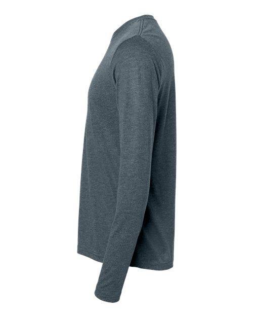 Next Level 6071 Men's Triblend Long-Sleeve Crew #color_INDIGO