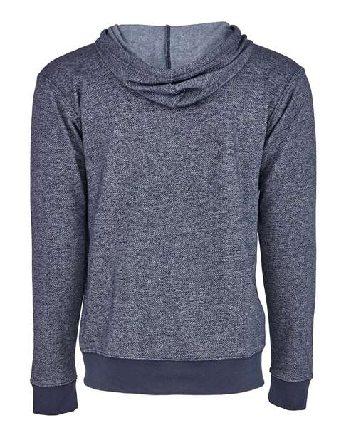 Next Level 9600 Adult Denim Fleece Full-Zip Hoodie #color_MIDNIGHT NAVY