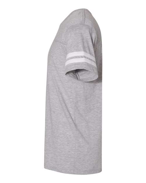 LAT 6937 Men's Football T-Shirt #color_VN HTHR/ BLD WHT
