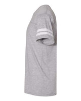LAT 6937 Men's Football T-Shirt #color_VN HTHR/ BLD WHT