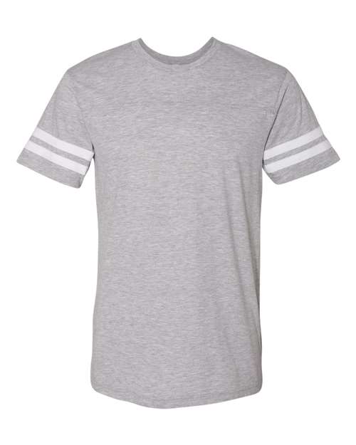 LAT 6937 Men's Football T-Shirt #color_VN HTHR/ BLD WHT