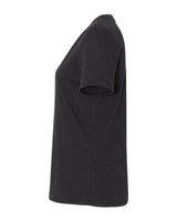 Bella + Canvas 6405 Ladies' Relaxed Jersey V-Neck T-Shirt #color_BLACK HEATHER