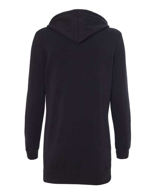 Independent Trading Co. PRM65DRS Women’s Special Blend Hooded Sweatshirt Dress #color_Black