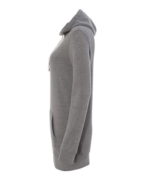 Independent Trading Co. PRM65DRS Women’s Special Blend Hooded Sweatshirt Dress #color_Nickel