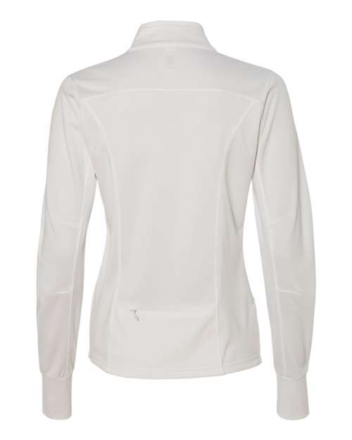 Independent Trading Co. EXP60PAZ Women's Poly-Tech Full-Zip Track Jacket #color_White