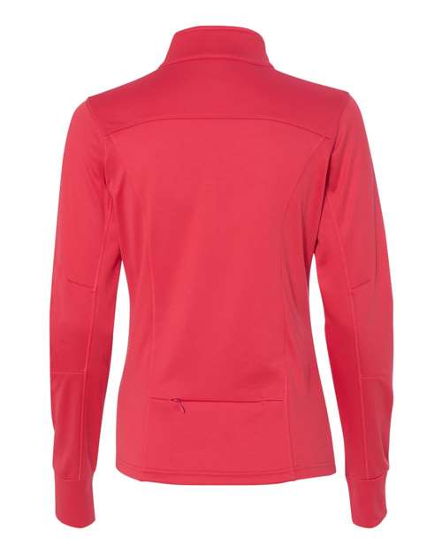 Independent Trading Co. EXP60PAZ Women's Poly-Tech Full-Zip Track Jacket #color_Coral