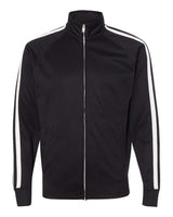 Independent Trading Co. EXP70PTZ Lightweight Poly-Tech Full-Zip Track Jacket #color_Black