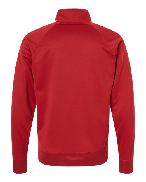 Independent Trading Co. EXP70PTZ Lightweight Poly-Tech Full-Zip Track Jacket #color_Brick Red