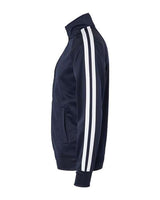 Independent Trading Co. EXP70PTZ Lightweight Poly-Tech Full-Zip Track Jacket #color_Classic Navy