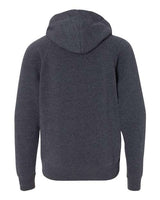 Independent Trading Co. PRM15YSB Youth Lightweight Special Blend Raglan Hooded Sweatshirt #color_Midnight Navy