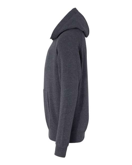 Independent Trading Co. PRM15YSB Youth Lightweight Special Blend Raglan Hooded Sweatshirt #color_Midnight Navy