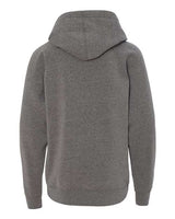 Independent Trading Co. PRM15YSB Youth Lightweight Special Blend Raglan Hooded Sweatshirt #color_Nickel