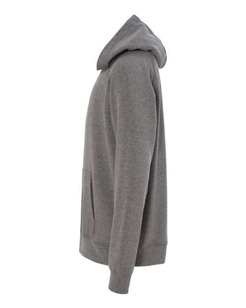 Independent Trading Co. PRM15YSB Youth Lightweight Special Blend Raglan Hooded Sweatshirt #color_Nickel
