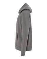 Independent Trading Co. PRM15YSB Youth Lightweight Special Blend Raglan Hooded Sweatshirt #color_Nickel