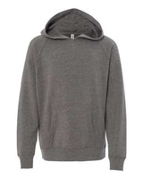 Independent Trading Co. PRM15YSB Youth Lightweight Special Blend Raglan Hooded Sweatshirt #color_Nickel