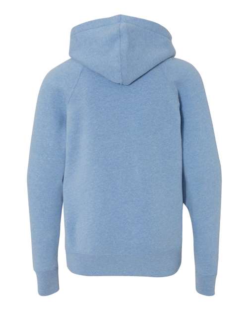 Independent Trading Co. PRM15YSB Youth Lightweight Special Blend Raglan Hooded Sweatshirt #color_Pacific