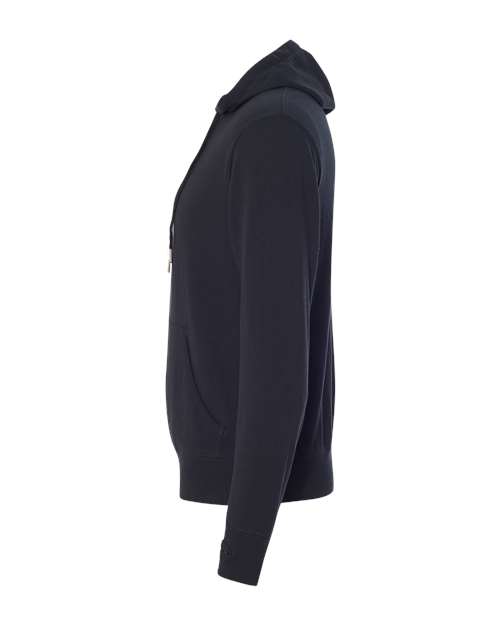 Independent Trading Co. PRM90HT Midweight French Terry Hooded Sweatshirt #color_Black