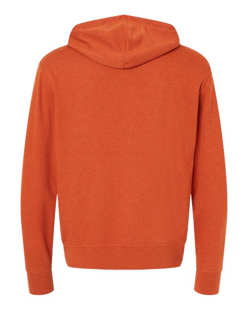 Independent Trading Co. PRM90HT Midweight French Terry Hooded Sweatshirt #color_Burnt Orange Heather