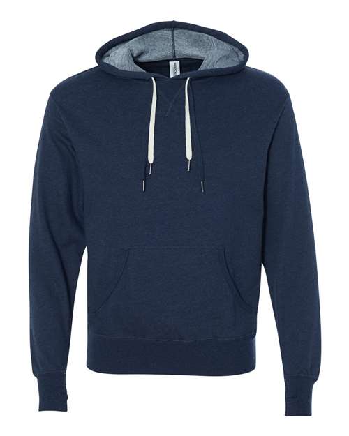 Independent Trading Co. PRM90HT Midweight French Terry Hooded Sweatshirt #color_Navy Heather