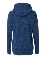 J America JA8616 Ladies' Cosmic Contrast Fleece Hooded Sweatshirt #color_ROYAL FLK/ ROYAL