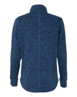 J America JA8617 Ladies' Cosmic Fleece Quarter-Zip #color_ROYAL FLK/ BLACK