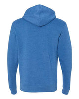 J America JA8871 Adult Triblend Pullover Fleece Hooded Sweatshirt #color_ROYAL TRIBLEND