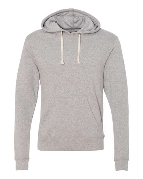 J America JA8871 Adult Triblend Pullover Fleece Hooded Sweatshirt #color_GREY TRIBLEND