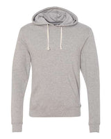 J America JA8871 Adult Triblend Pullover Fleece Hooded Sweatshirt #color_GREY TRIBLEND