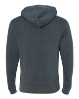 J America JA8871 Adult Triblend Pullover Fleece Hooded Sweatshirt #color_NAVY TRIBLEND
