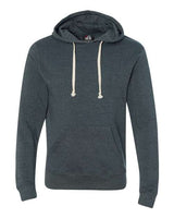 J America JA8871 Adult Triblend Pullover Fleece Hooded Sweatshirt #color_NAVY TRIBLEND