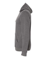 J America JA8871 Adult Triblend Pullover Fleece Hooded Sweatshirt #color_SMOKE TRIBLEND