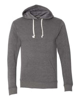 J America JA8871 Adult Triblend Pullover Fleece Hooded Sweatshirt #color_SMOKE TRIBLEND