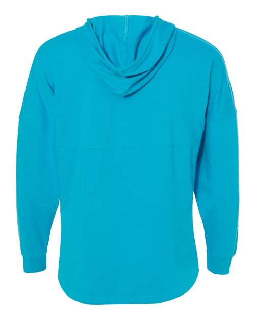 J America JA8228 Adult Game Day Jersey Hood #color_MAUI BLUE