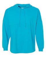 J America JA8228 Adult Game Day Jersey Hood #color_MAUI BLUE