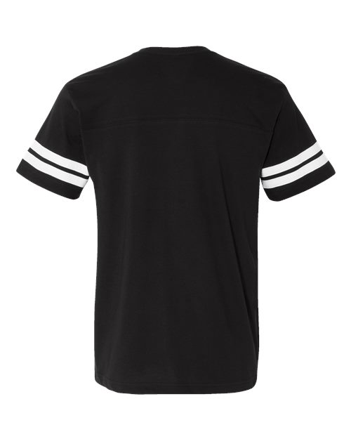 LAT 6937 Men's Football T-Shirt #color_BLACK/ WHITE