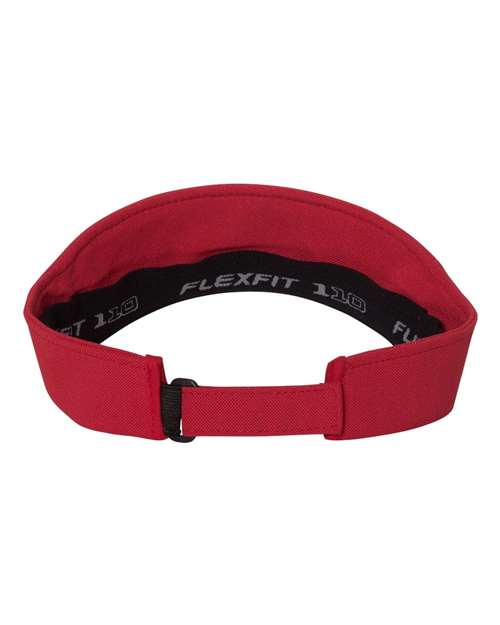 Flexfit Y8110 Adult Cool & Dry Visor #color_RED