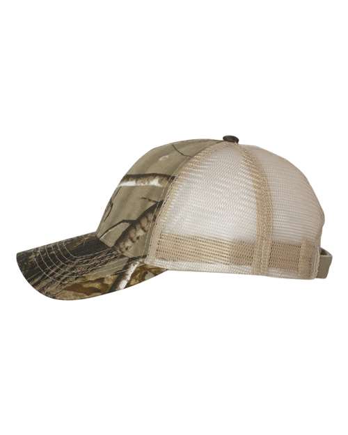 Kati LC5M Licensed Camo Mesh Back Cap #color_Realtree AP/ Tan