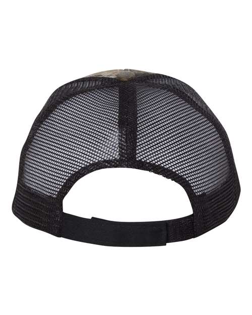 Kati LC5M Licensed Camo Mesh Back Cap #color_Realtree Hardwoods/ Black