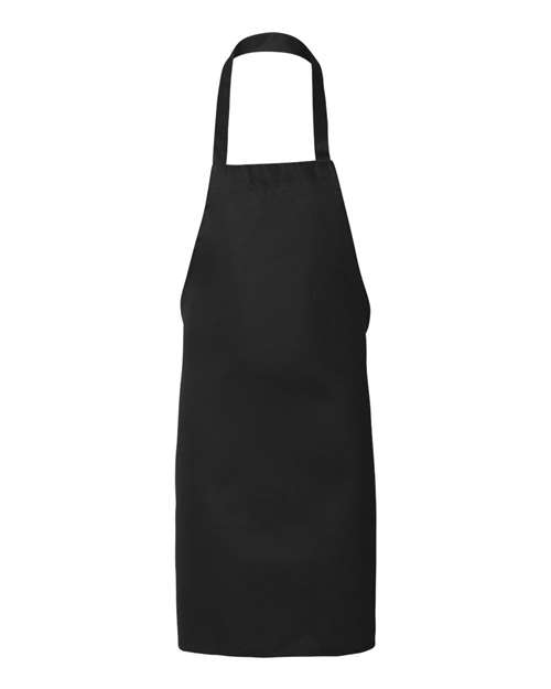 Q-Tees Q2010 Butcher Apron #color_Black