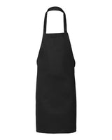 Q-Tees Q2010 Butcher Apron #color_Black