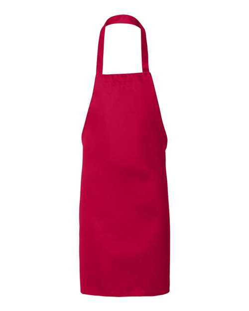 Q-Tees Q2010 Butcher Apron #color_Red