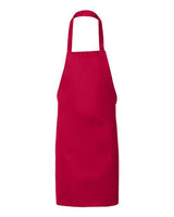 Q-Tees Q2010 Butcher Apron #color_Red