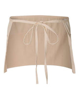 Q-Tees Q2115 Waist Apron with Pockets #color_Natural
