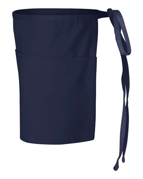 Q-Tees Q2115 Waist Apron with Pockets #color_Navy