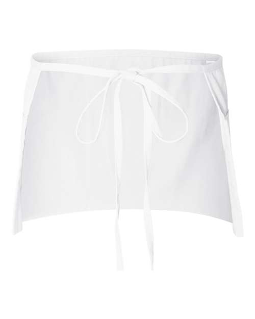Q-Tees Q2115 Waist Apron with Pockets #color_White