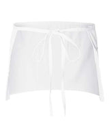 Q-Tees Q2115 Waist Apron with Pockets #color_White